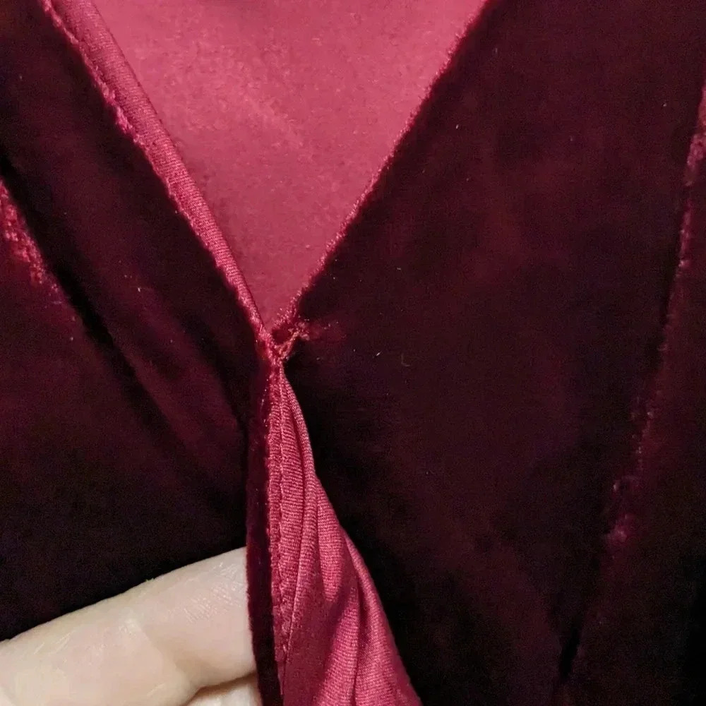 Ramy Brook Juliana Velvet Surplice Dress - Picture 5 of 9
